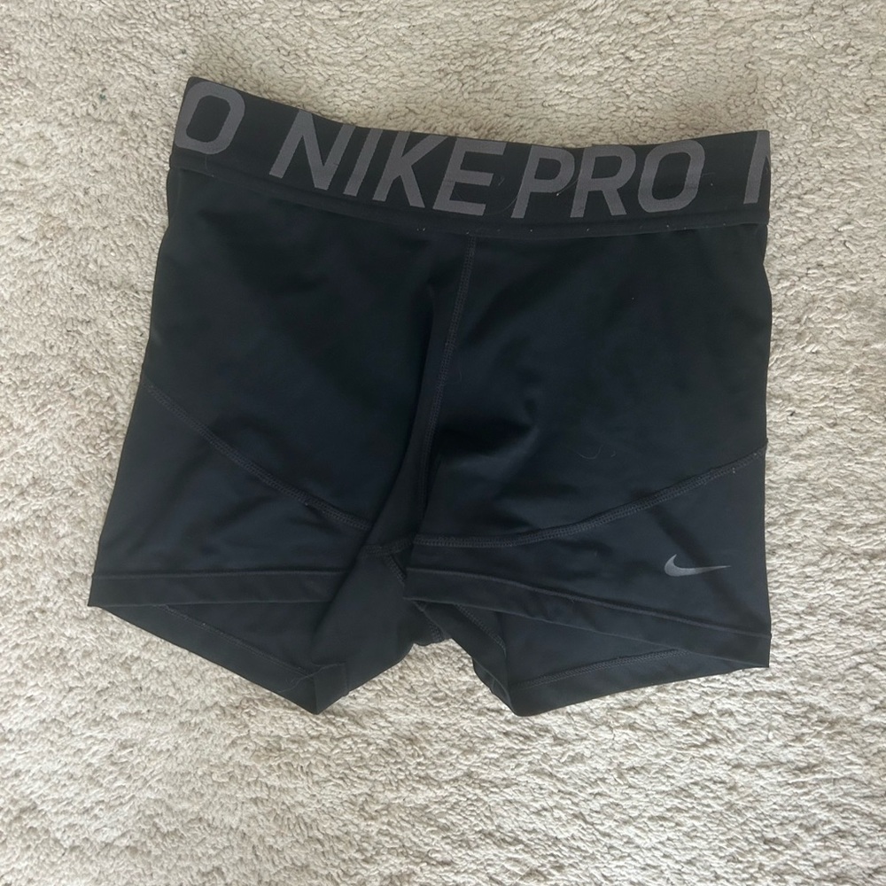 Nike Pro Black Spandex Workout Shorts